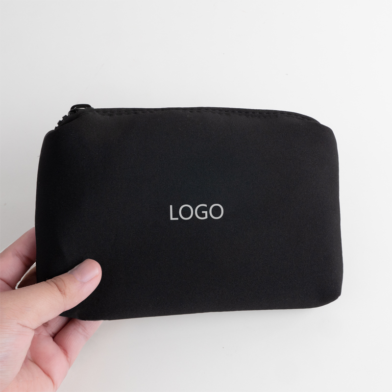 Black Neoprene Cosmetic Bags Wholesale