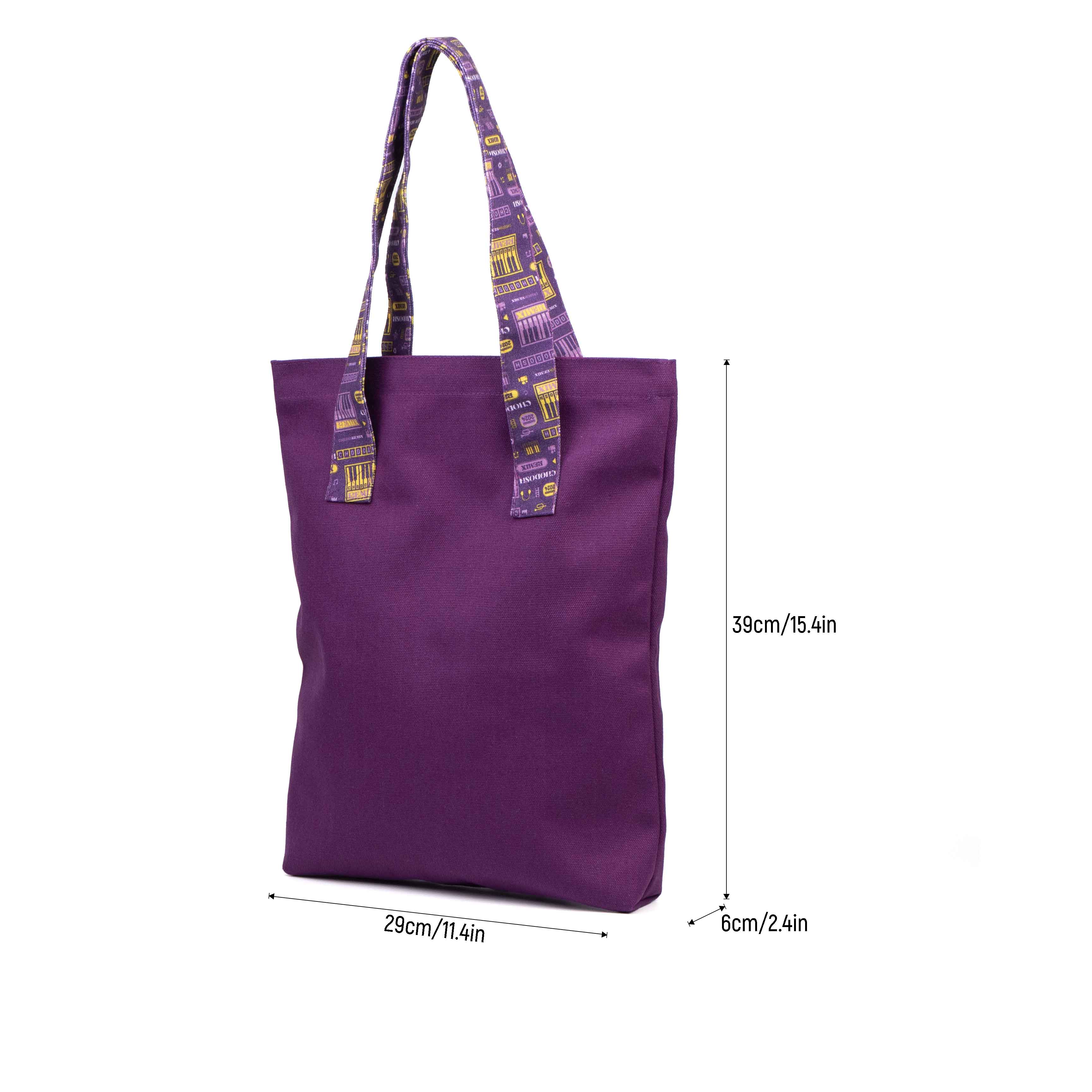 Purple Tote Bag