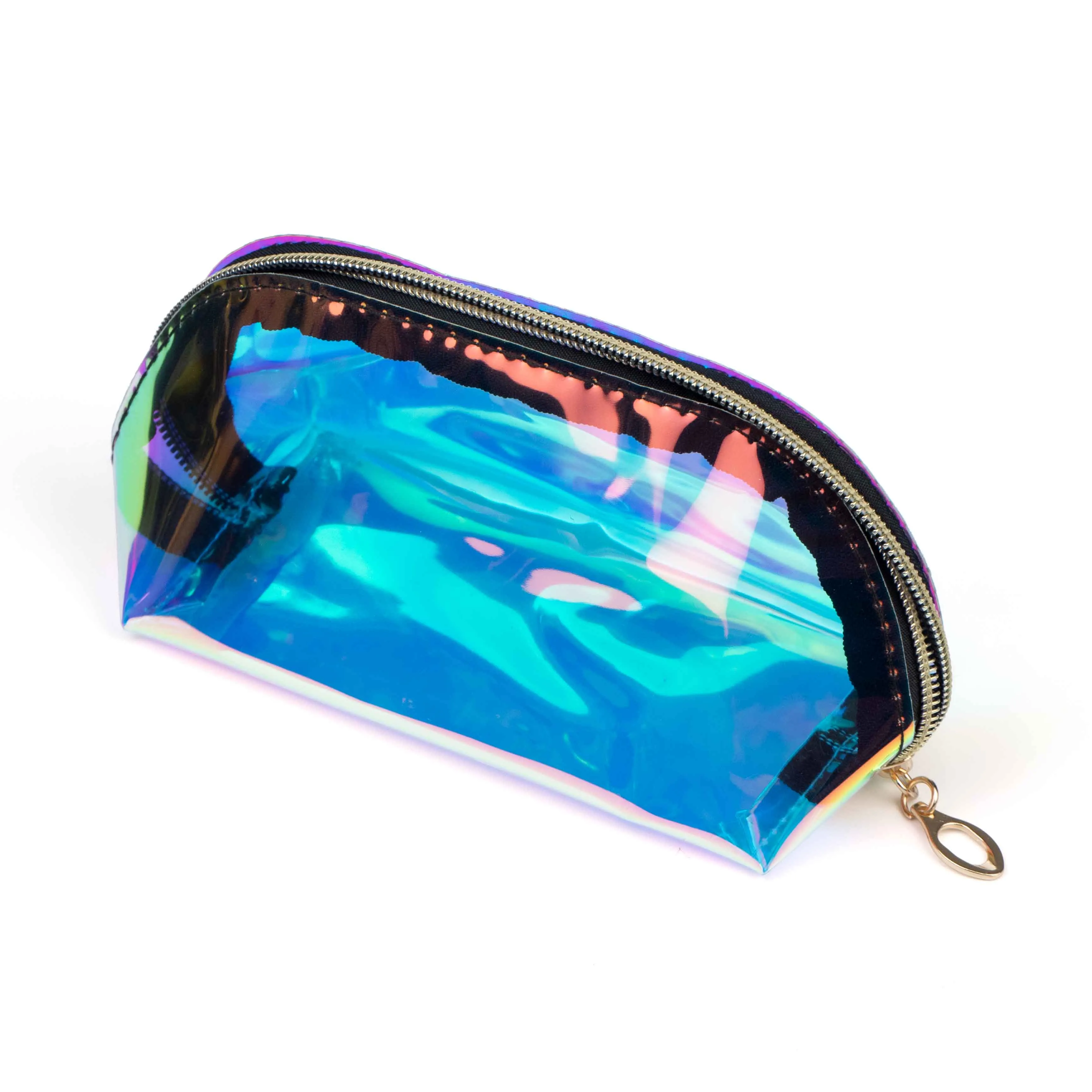 Laser colorful zipper pouch