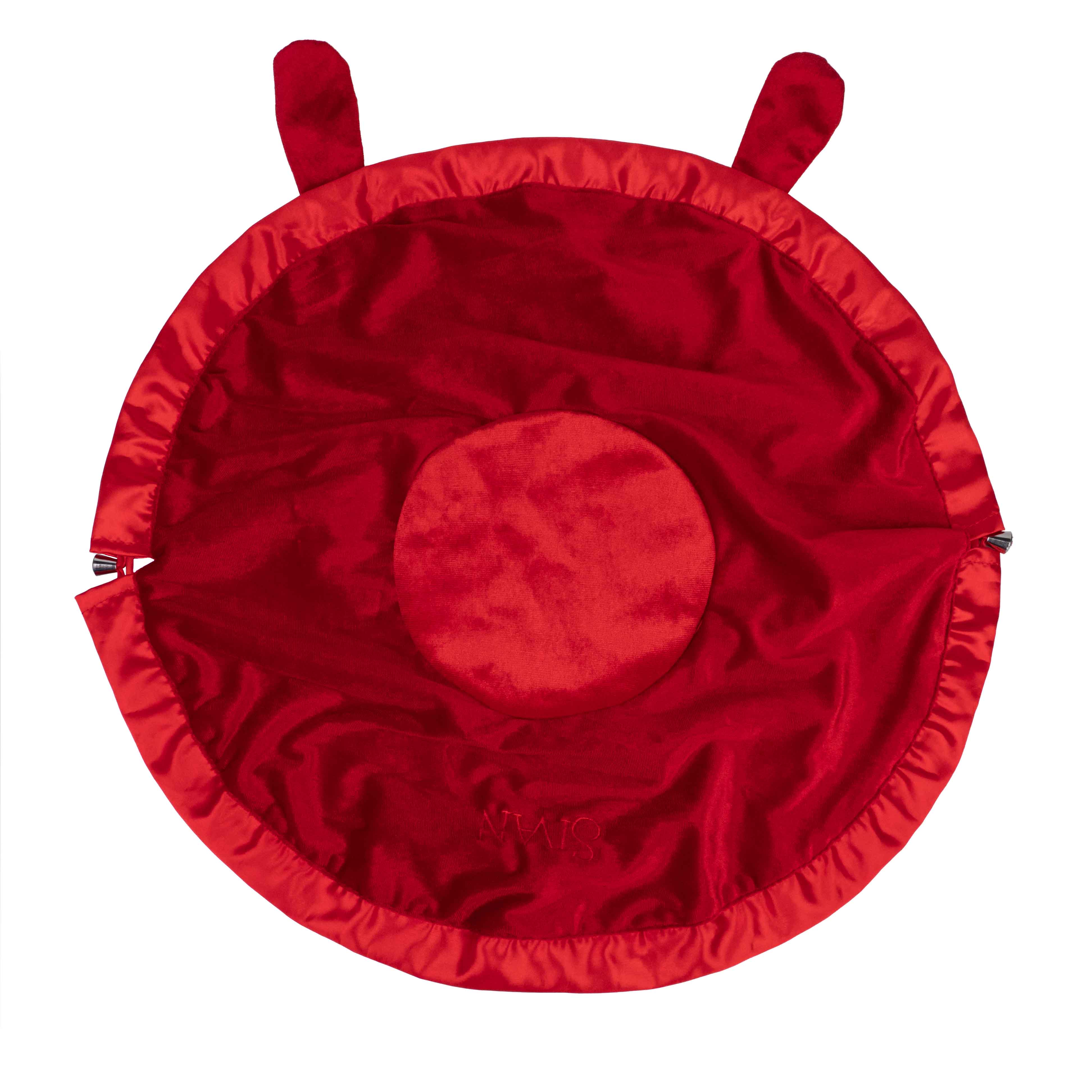 Red rabbit drawstring bag