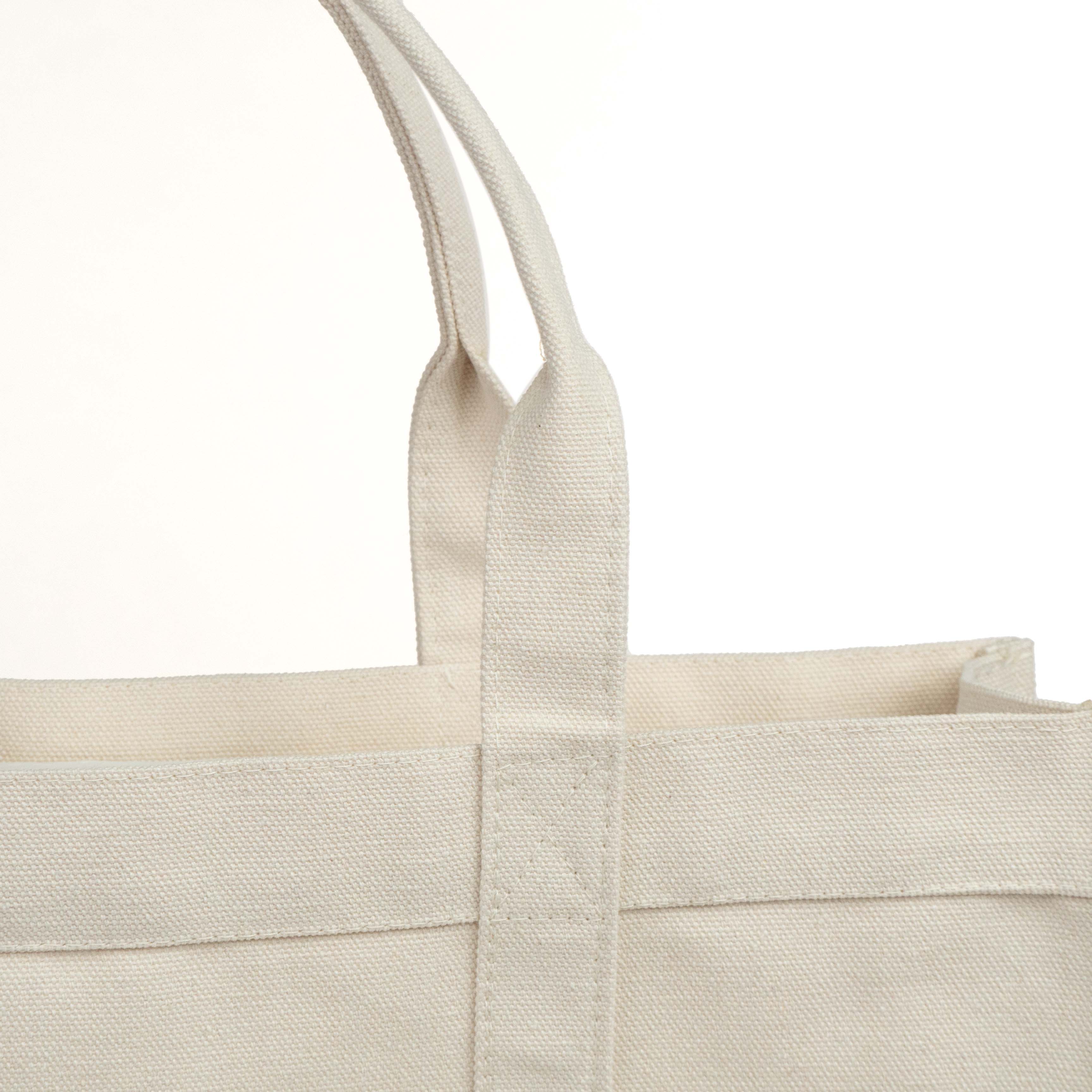 Custom Eco White Canvas Tote Bags With Logo