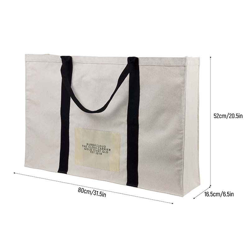 Extra large canvas tote bag​