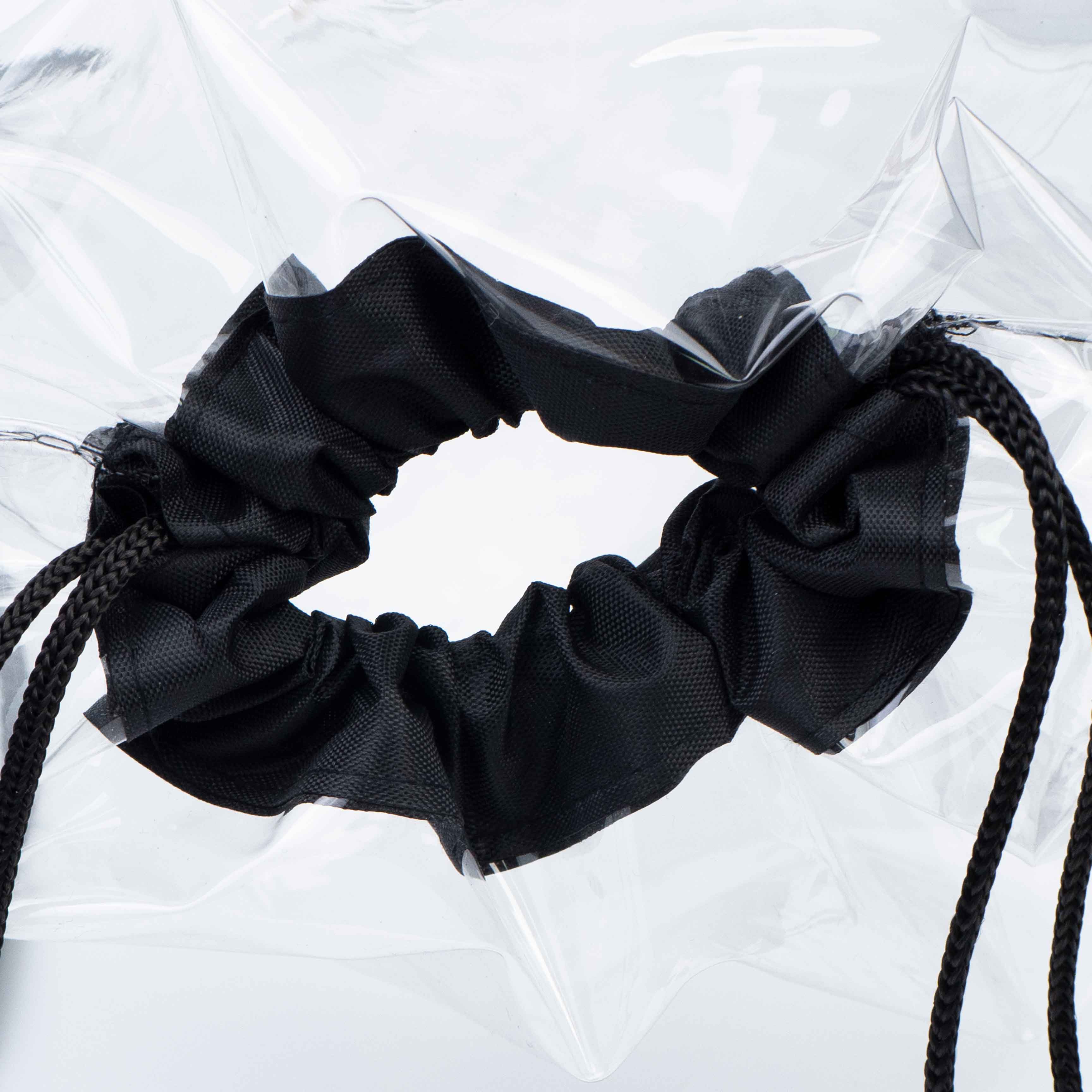 Clear drawstring bags