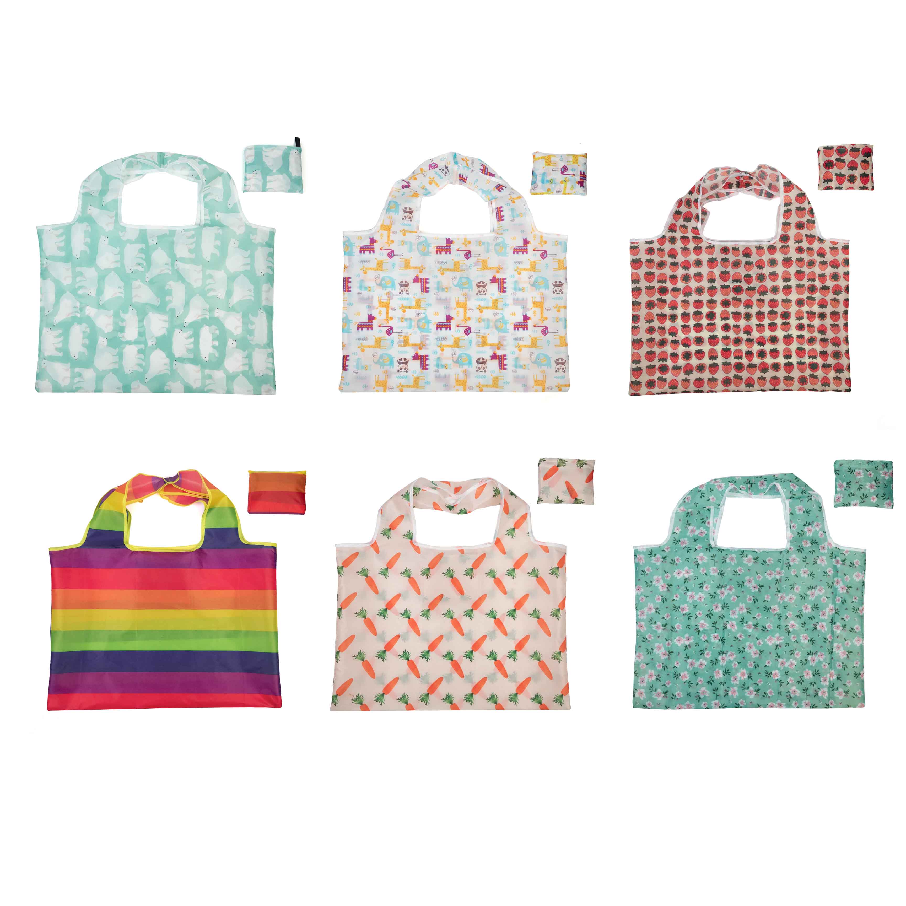 Custom Foldable Reusable Shopping Grocery Bags