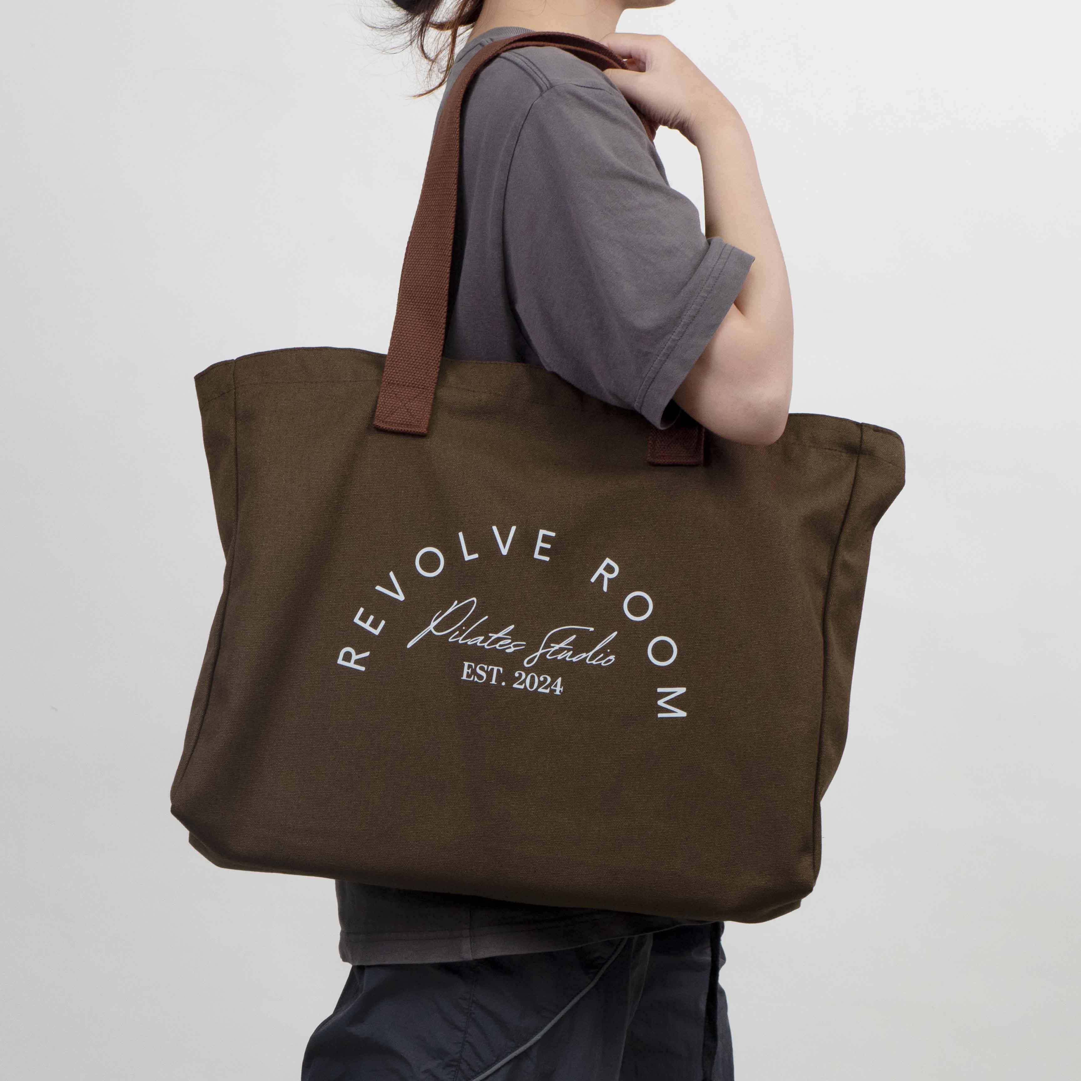 Canvas shoulder bag