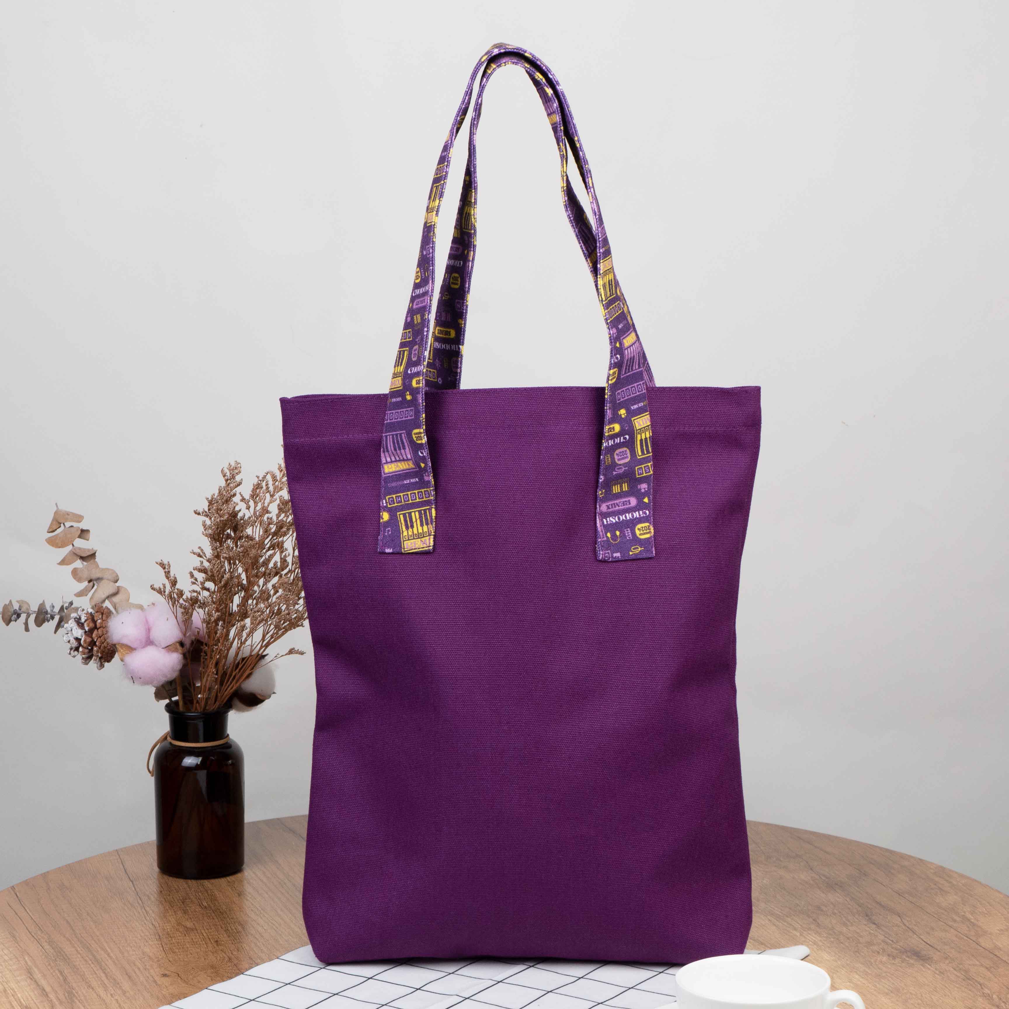 Purple Tote Bag