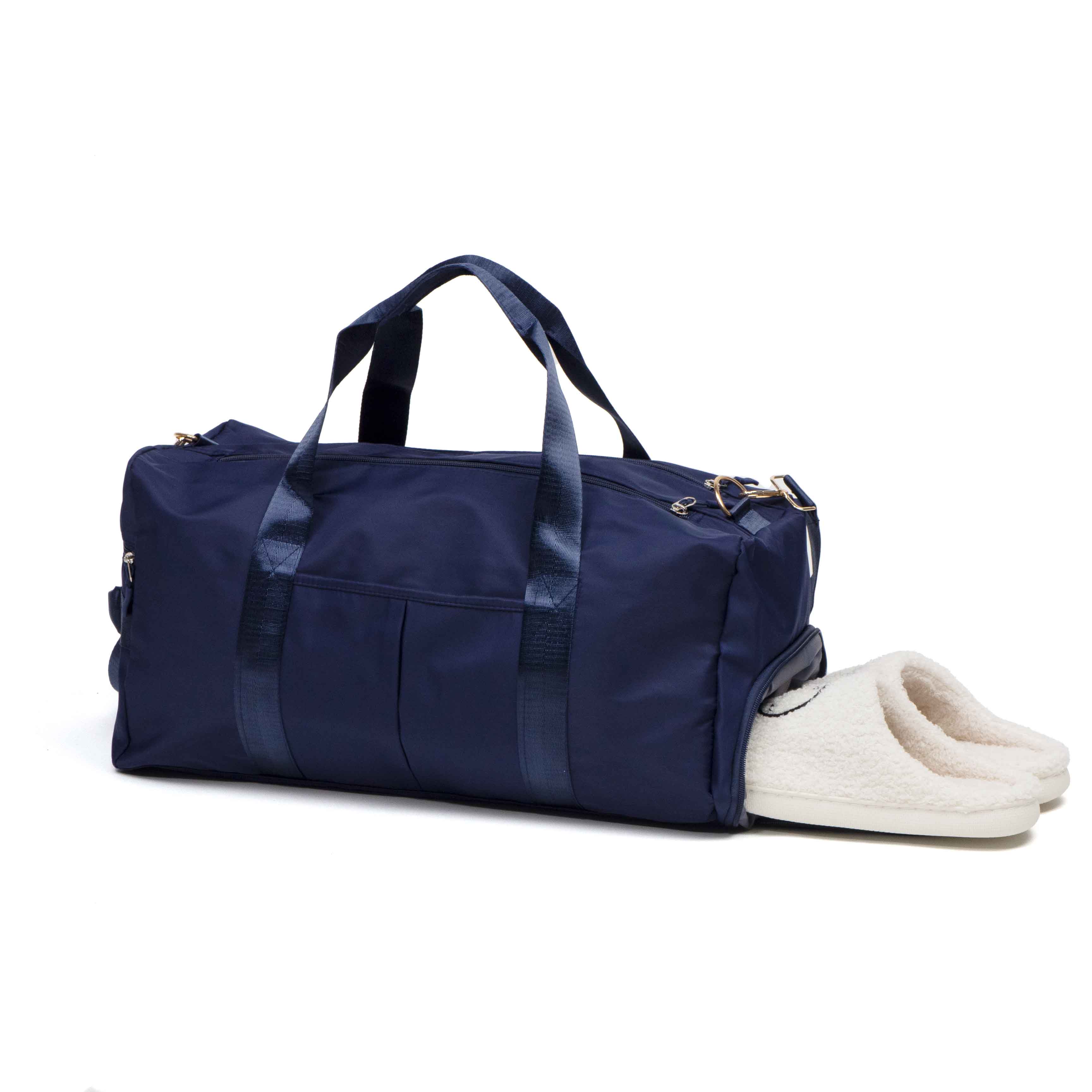 Shoulder Travel Duffel Bag With Shoe Bag