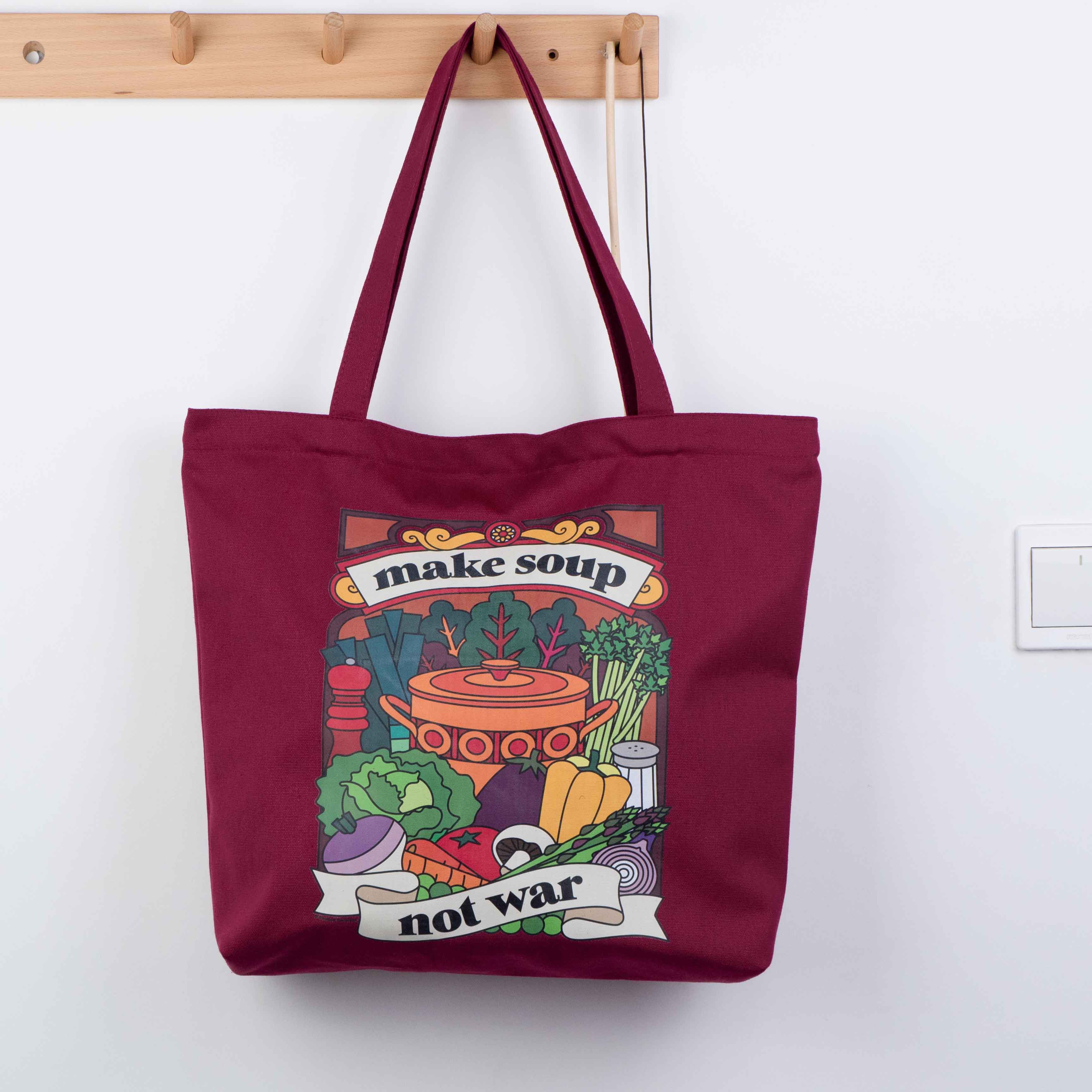 Printed tote bags