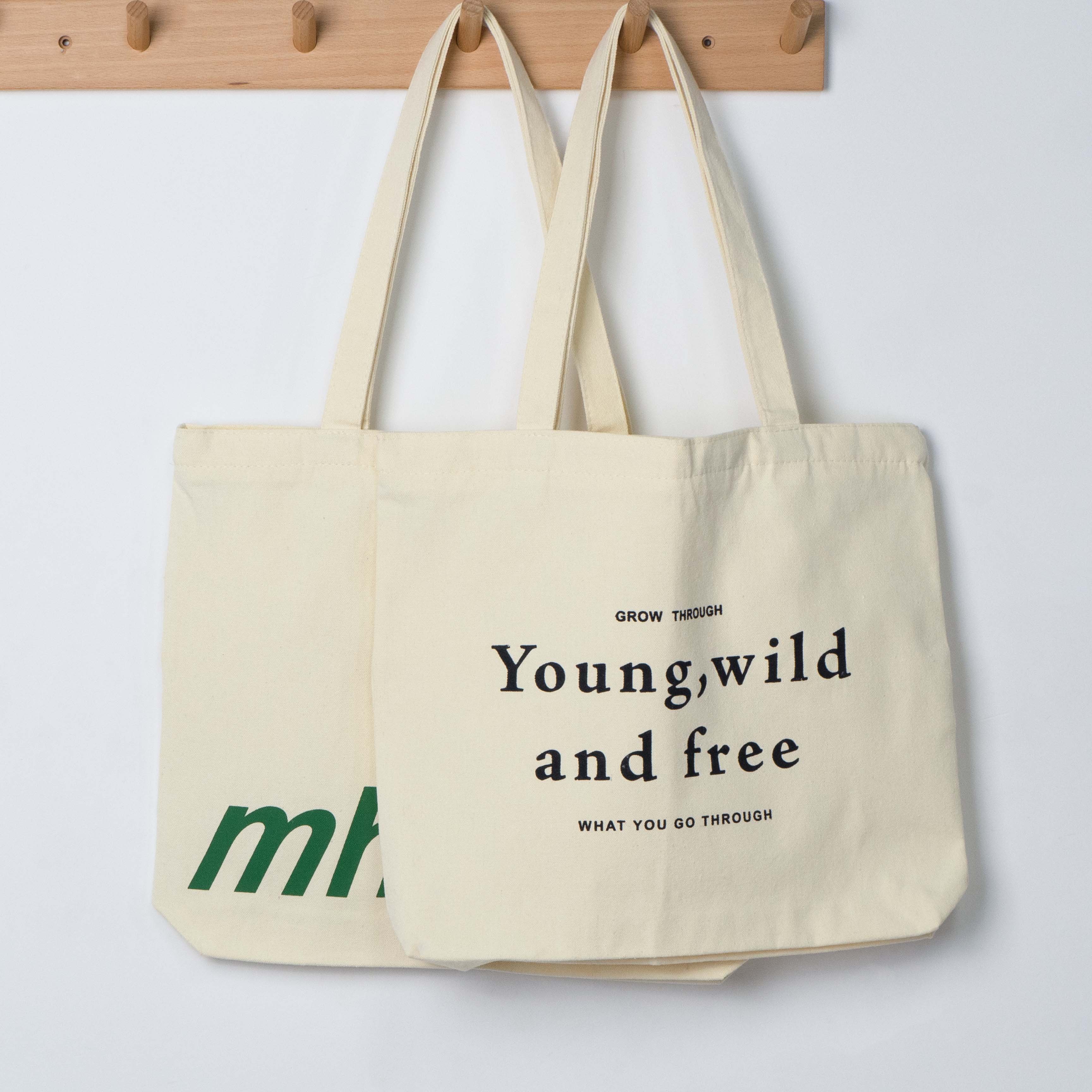 Canvas Tote Bag With Zipper