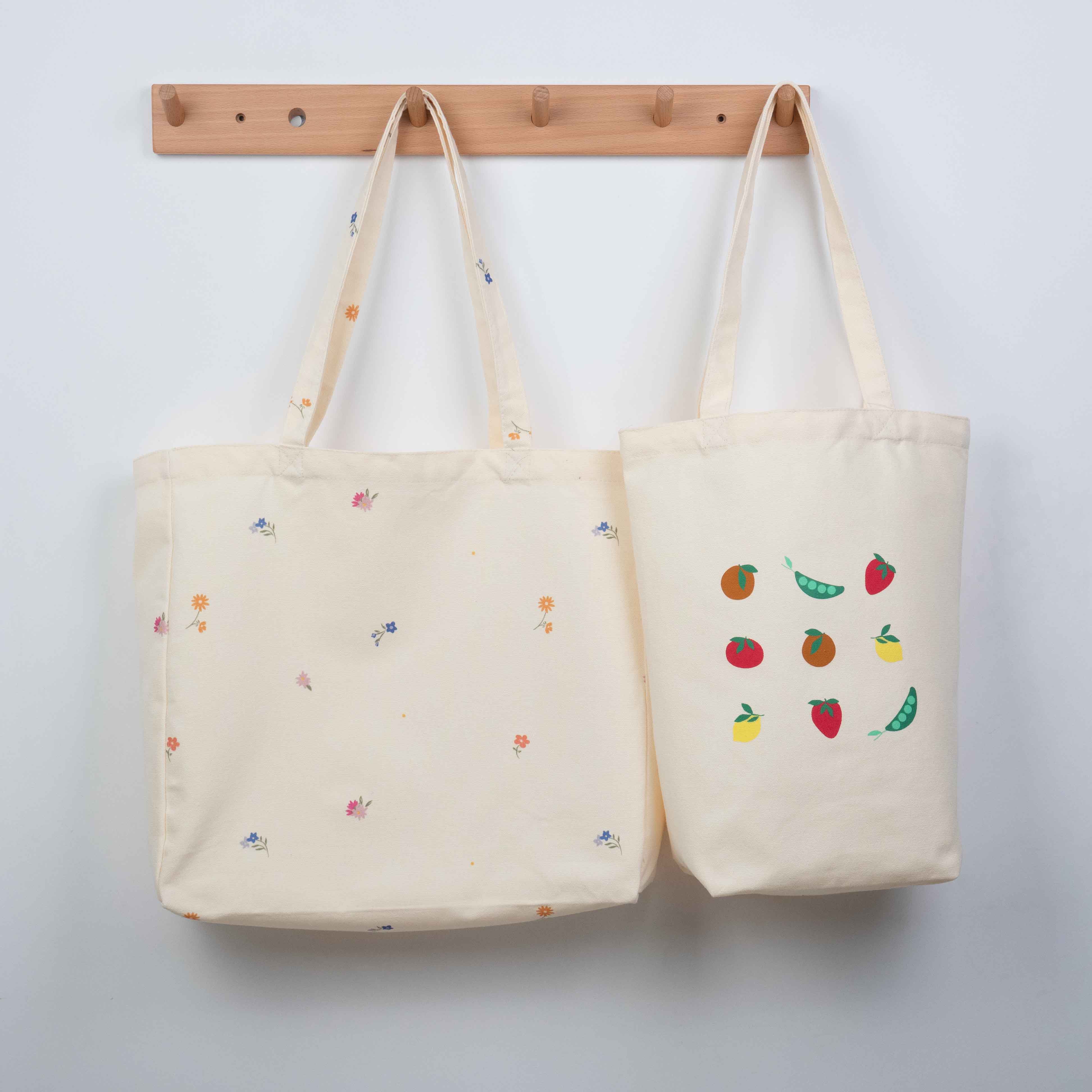 Fruit tote bags