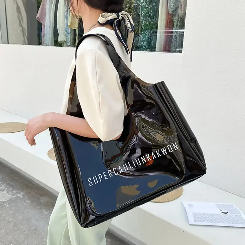 Transparent Clear Jelly Pvc Tote Bag