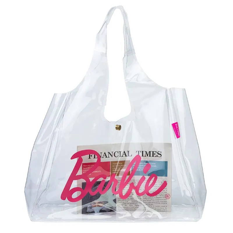 Clear bags with logo