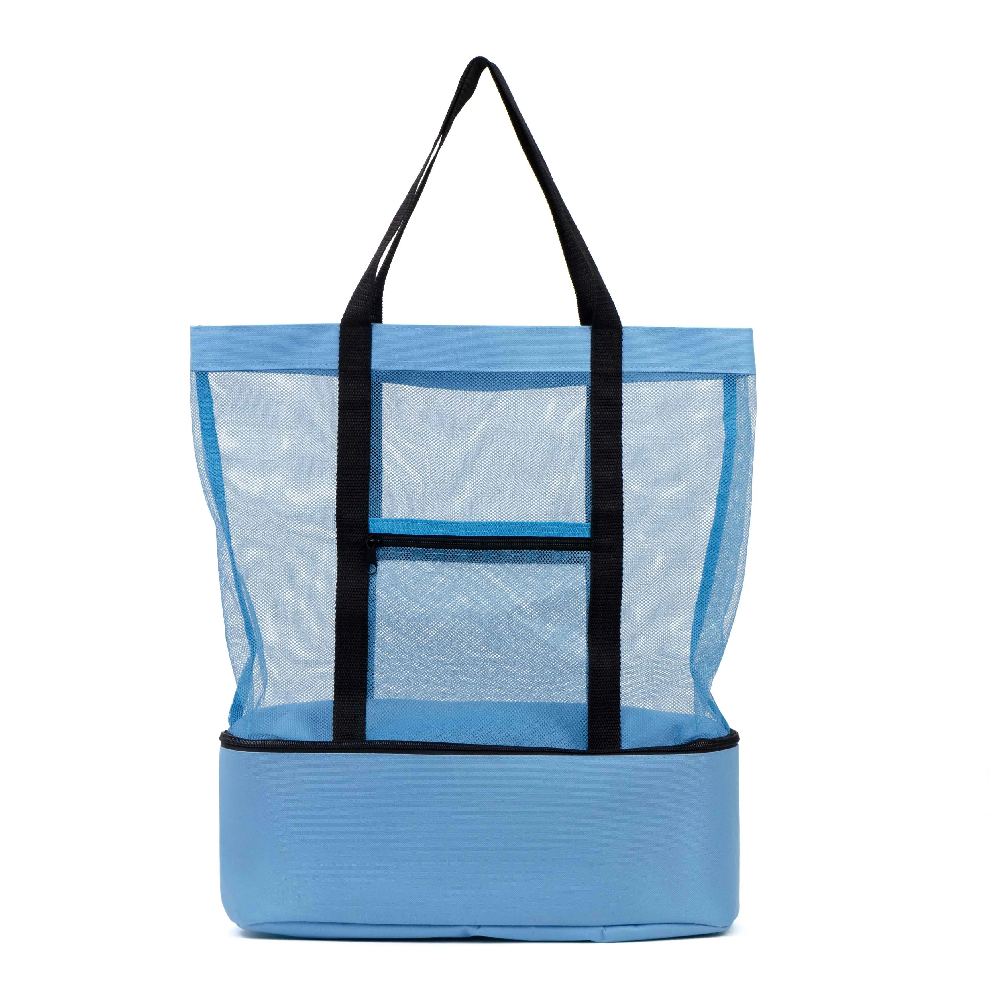 Beach bag with insulated cooler