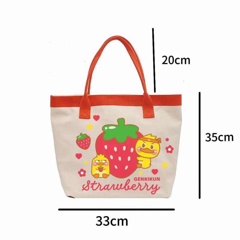 Strawberry tote bag