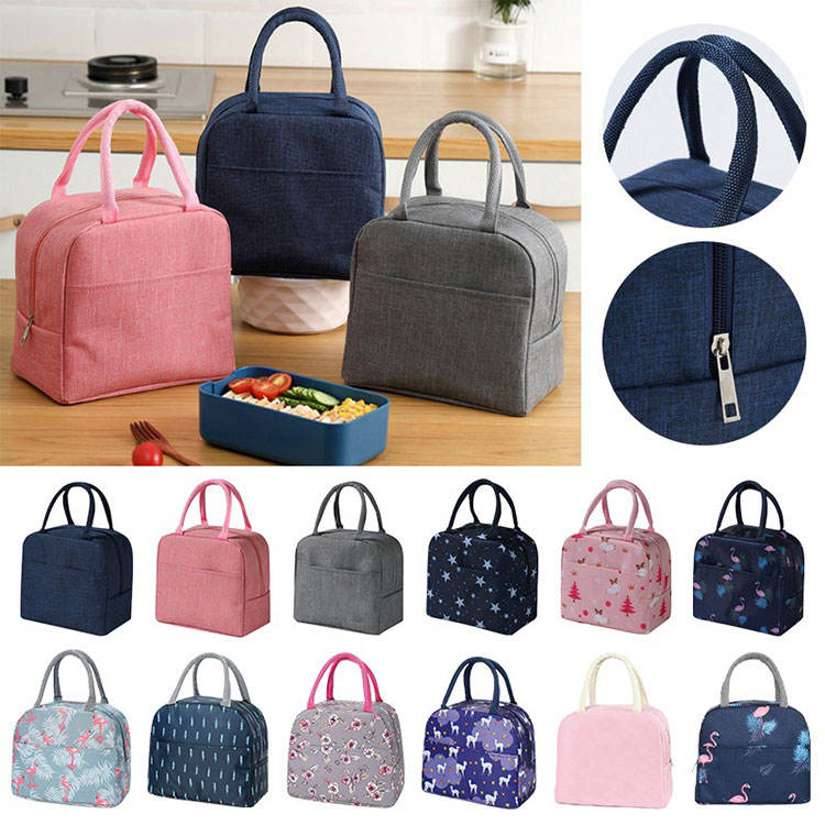 Nylon Cooler Thermal Food Picnic Lunch Bags