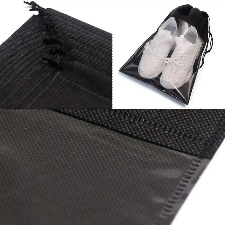 Waterproof Gym Polyester Shoe Drawstring Bags Packaging