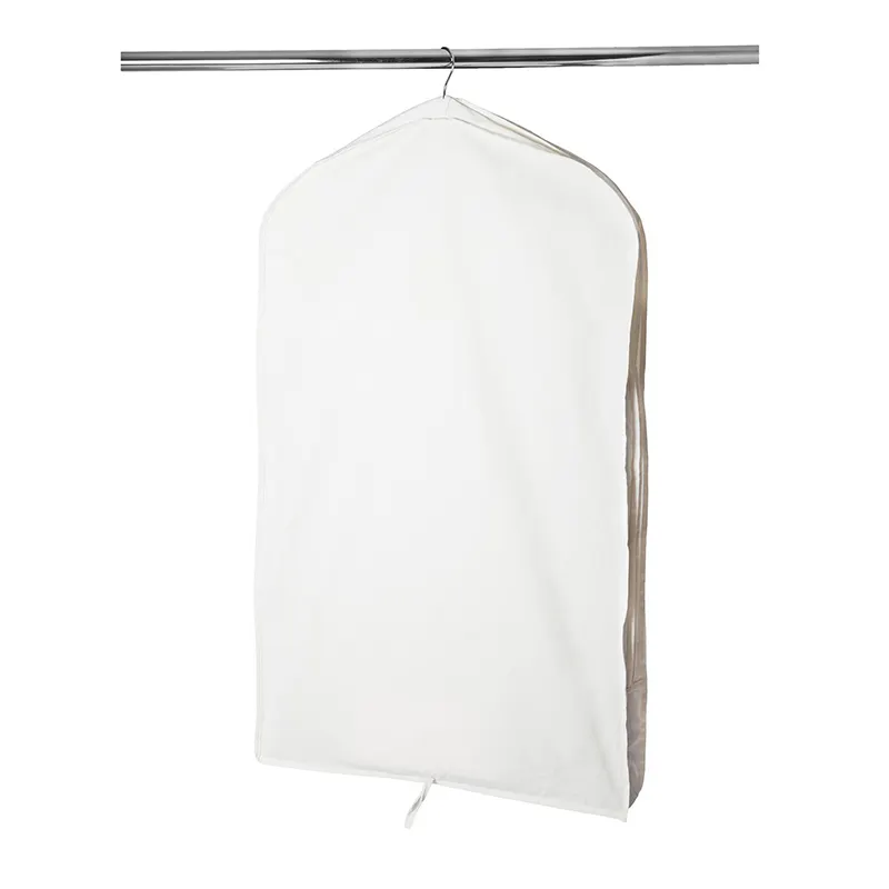 100% Biodegradable Organic Bulk Canvas Cotton Suit Garment Cover Bag