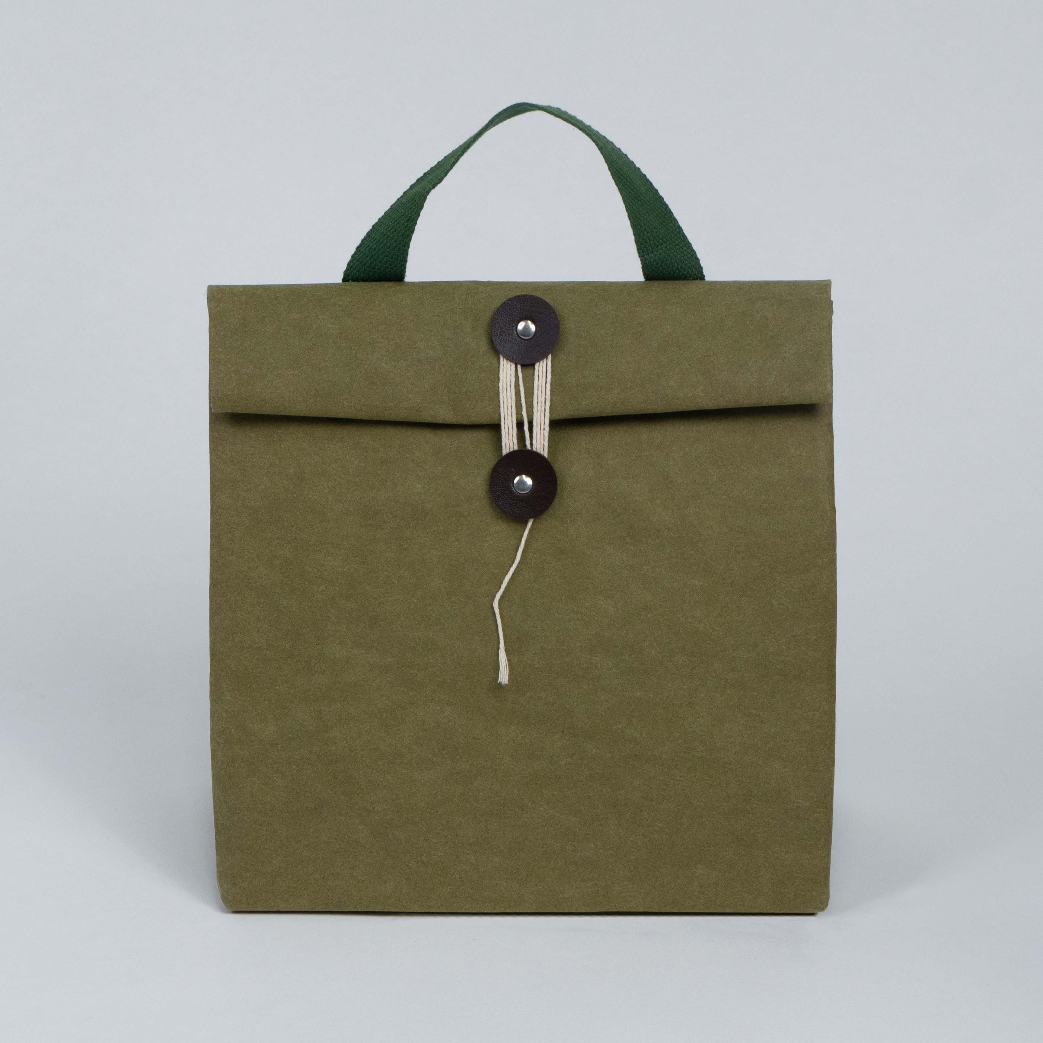 Kraft paper cooler bag