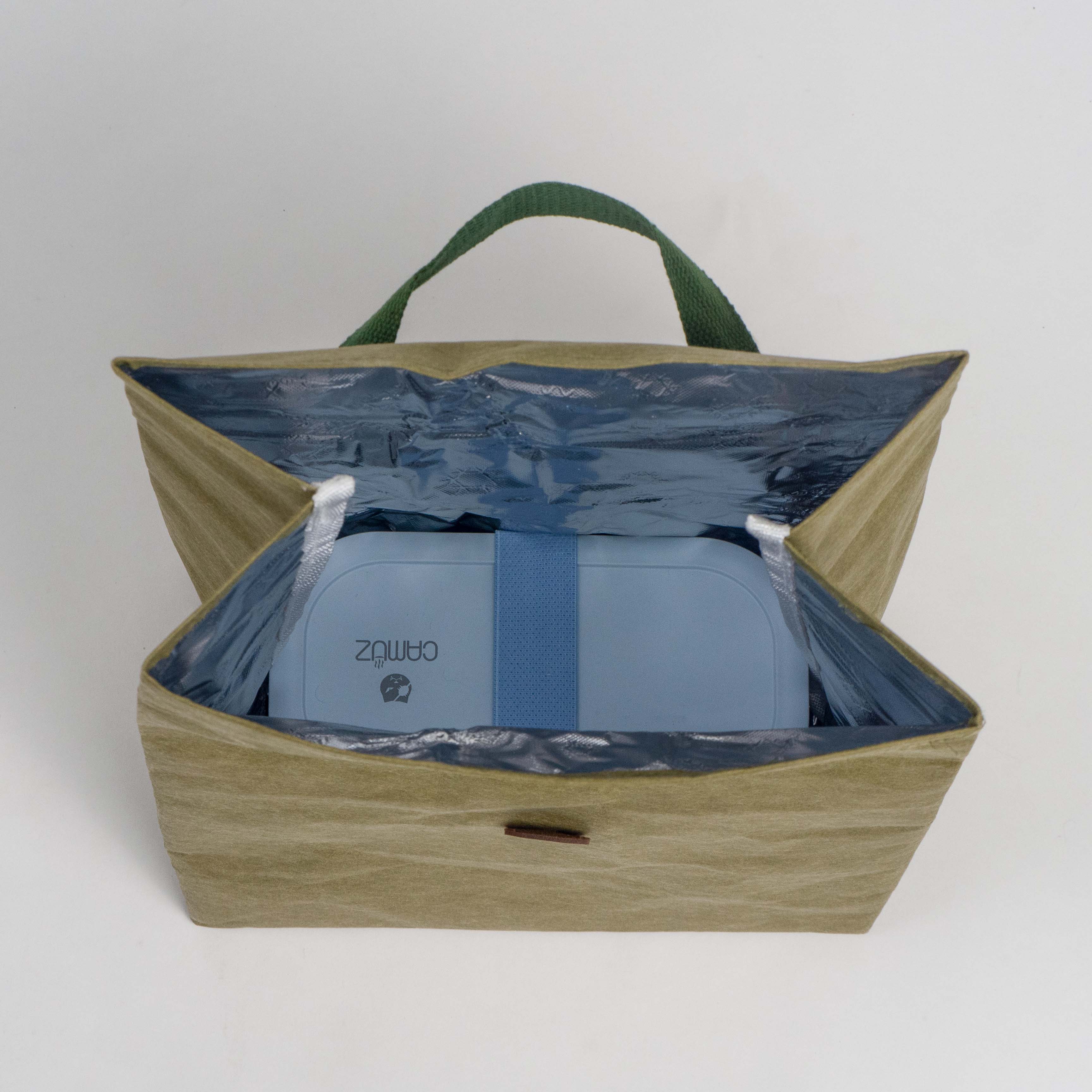 Kraft paper cooler bag