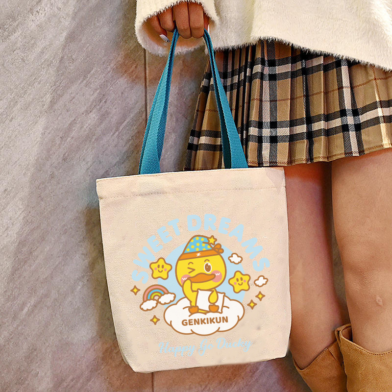 Small canvas bags-GenKiKun Duck