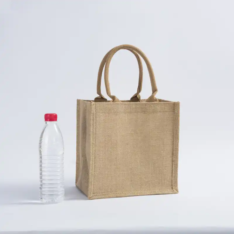 Eco Friendly Burlap Grocery Tote Jute Bag