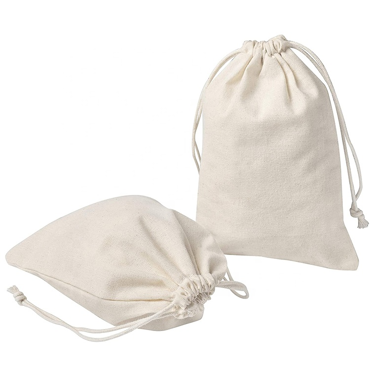 Small Cotton Canvas Drawstring Bag Wholesale