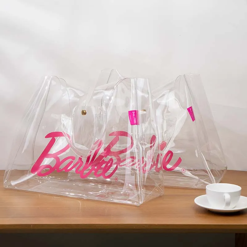 Clear bags with logo