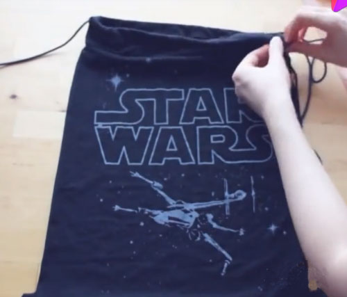 how to make a drawstring bag