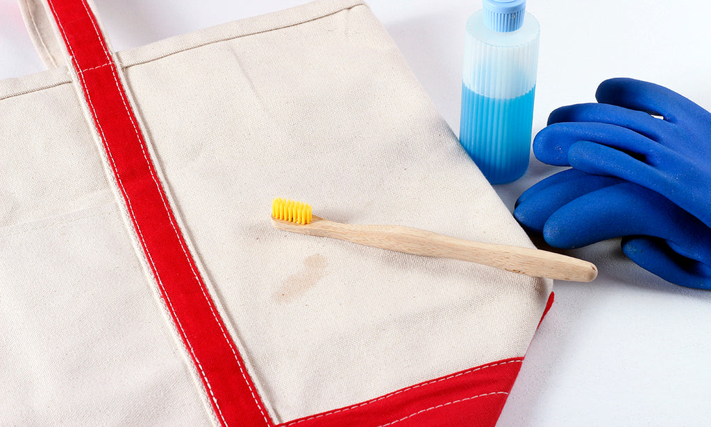 how to clean canvas bag