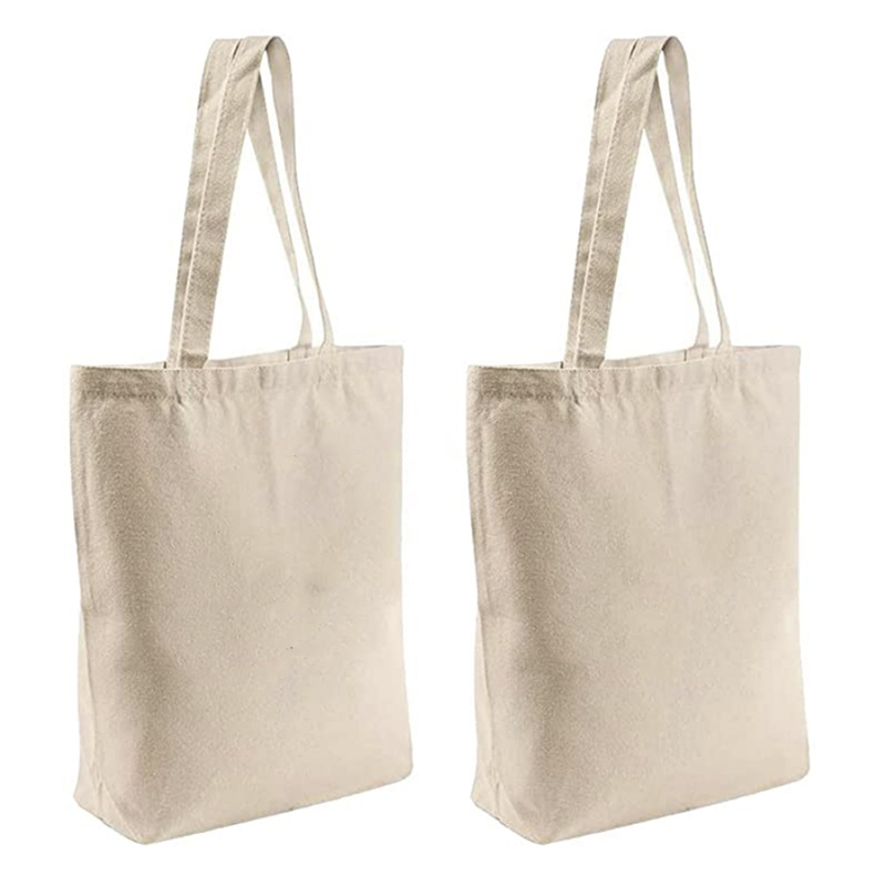 Custom Logo Canvas Shopping Bags