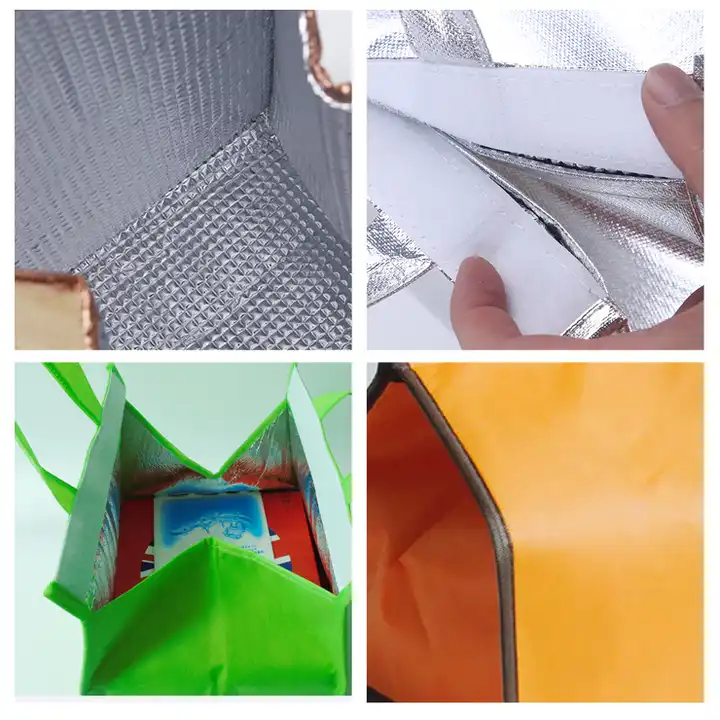 4/6/8 Inch Aluminum Foil Insulation Cooler Bag