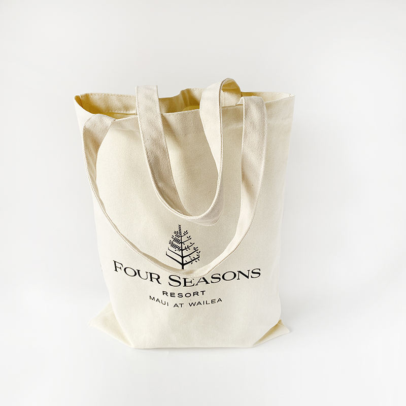 Custom Logo Canvas Shopping Bags