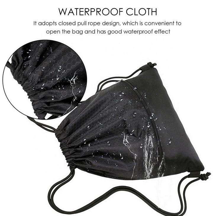 Polyester Waterproof Drawstring Bag